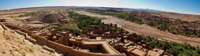 view--panorama of ait ben haddou Ouarzazate, Interior, Morocco, Africa