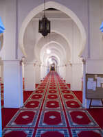 view--koutoubia mosque inside Casablanca, Marrakesh, Imperial City, Morocco, Africa