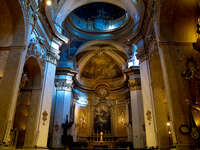 view--basilica pontificia de san miguel Madrid, Capital, Spain, Europe