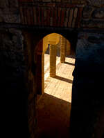 view--shadow of alcazaba Malaga, Andalucia, Spain, Europe