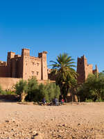 kasbah Ouarzazate, Interior, Morocco, Africa