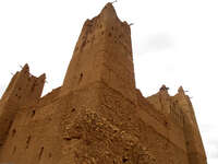 abandoned kasbah Ait Arbi, Dades Valley, Morocco, Africa