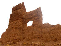 strange kasbah Ait Arbi, Dades Valley, Morocco, Africa