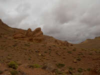 rock termination Ait Arbi, Dades Valley, Morocco, Africa