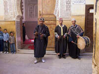 fez medina musician Fez, Imperial City, Morocco, Africa