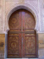 university gate maybe Fez, Imperial City, Morocco, Africa