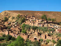 on way to imlil Marrakech, Atlas Mountains, Morocco, Africa