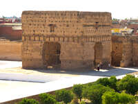 audience pavilion Marrakech, Imperial City, Morocco, Africa