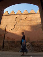 museum exit Marrakech, Imperial City, Morocco, Africa