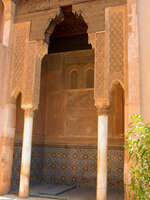 saadi tomb arch Marrakech, Imperial City, Morocco, Africa