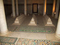 saadi king's tomb Marrakech, Imperial City, Morocco, Africa