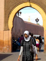 passage bab agnaou Marrakech, Imperial City, Morocco, Africa