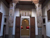 museum dar jamai entrance Meknes, Imperial City, Morocco, Africa