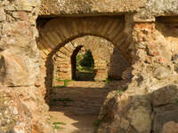 volubilis arch entrance Meknes, Moulay Idriss, Imperial City, Morocco, Africa