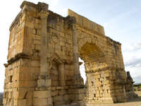 arch de triumph Meknes, Moulay Idriss, Imperial City, Morocco, Africa