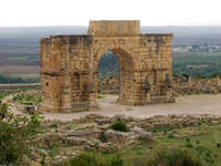 arch de triumph Meknes, Moulay Idriss, Imperial City, Morocco, Africa