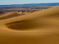 looking into algeria Merzouga, Sahara, Morocco, Africa