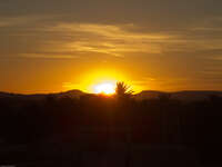 sahara desert sunset Merzouga, Sahara, Morocco, Africa