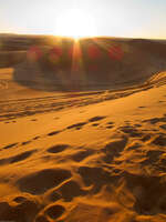 desert sunrise Merzouga, Sahara, Morocco, Africa