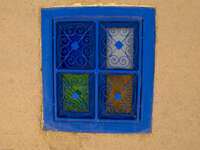 moroccan windows Merzouga, Sahara, Morocco, Africa