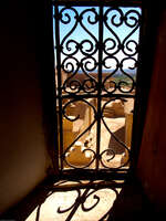 shadow of windows Ouarzazate, Interior, Morocco, Africa