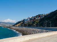 tangier coast walk Tangier, Mediterranean, Morocco, Africa