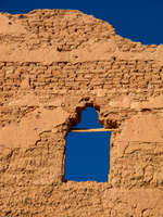 kasbah glaoul window Tinhir, Merzouga, Todra Gorge, Morocco, Africa
