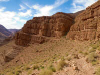 mountain cliff Tomboctou, Todra Gorge, Morocco, Africa