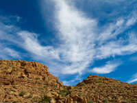 blue cloud sky in todra gorge Tomboctou, Todra Gorge, Morocco, Africa