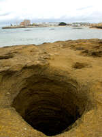 sinkhole Cadiz, Andalucia, Spain, Europe