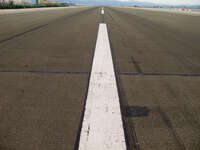 gibraltar airport runway Gibraltar, Algeciras, Cadiz, Andalucia, Spain, Europe