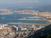 gibraltar airport Gibraltar, Algeciras, Cadiz, Andalucia, Spain, Europe