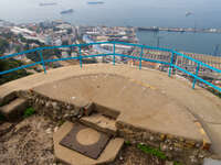 haynes cave battery Gibraltar, Algeciras, Cadiz, Andalucia, Spain, Europe