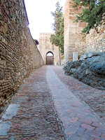 gate of the vault Malaga, Andalucia, Spain, Europe