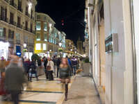 malaga shopping street Seville, Malaga, Andalucia, Spain, Europe