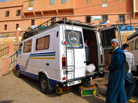 transport--boumaline du dades bus to dades valley Ouarzazate, Boumaline, Dades Valley, Morocco, Africa