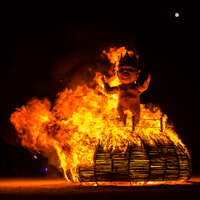 Burn baby burn Black Rock City, Neveda, USA, North America