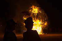 ladies watch them burn Black Rock City, Neveda, USA, North America