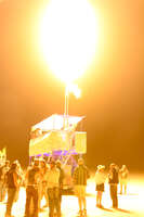 overexposed flame Black Rock City, Neveda, USA, North America