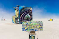 desert mailbox Black Rock City, Neveda, USA, North America