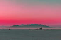 black rock mountains Black Rock City, Neveda, USA, North America