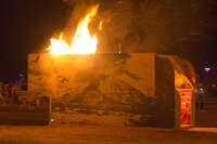 effigy burn Black Rock City, Neveda, USA, North America