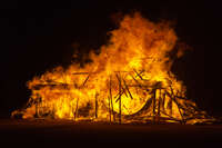 effigy burn Black Rock City, Neveda, USA, North America