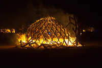 effigy burn Black Rock City, Neveda, USA, North America