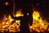 burn meditation Black Rock City, Neveda, USA, North America