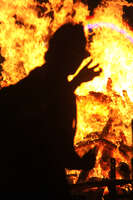 shoadows of burns Black Rock City, Neveda, USA, North America