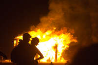 Burning of the man Black Rock City, Neveda, USA, North America