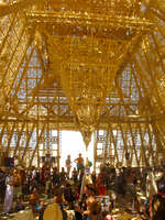 inside the temple Black Rock City, Neveda, USA, North America