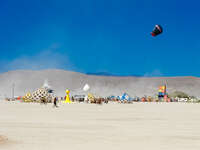 desert flying Black Rock City, Neveda, USA, North America