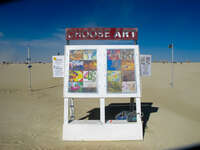 choose art Black Rock City, Neveda, USA, North America